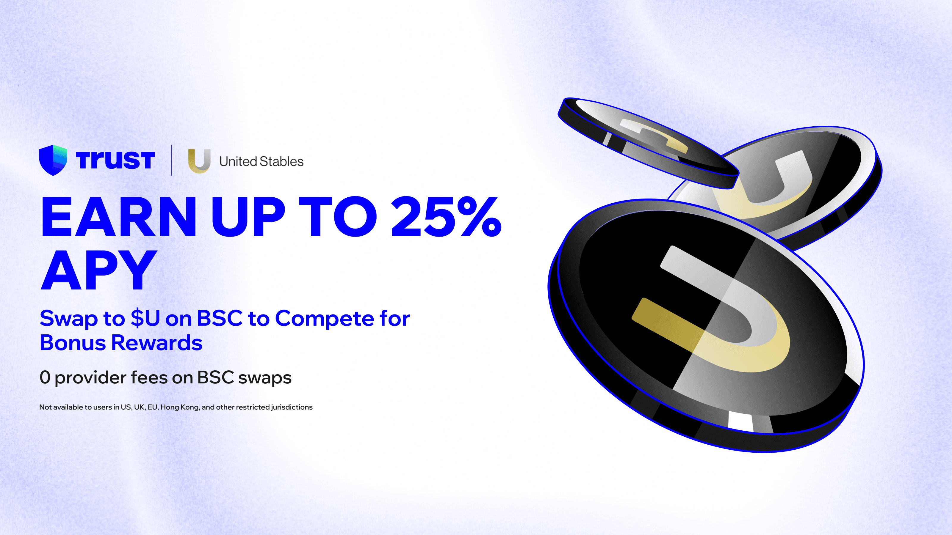 $U Campaign Is Live on Trust Wallet: Earn Up to 25% APY and Compete for Bonus Rewards